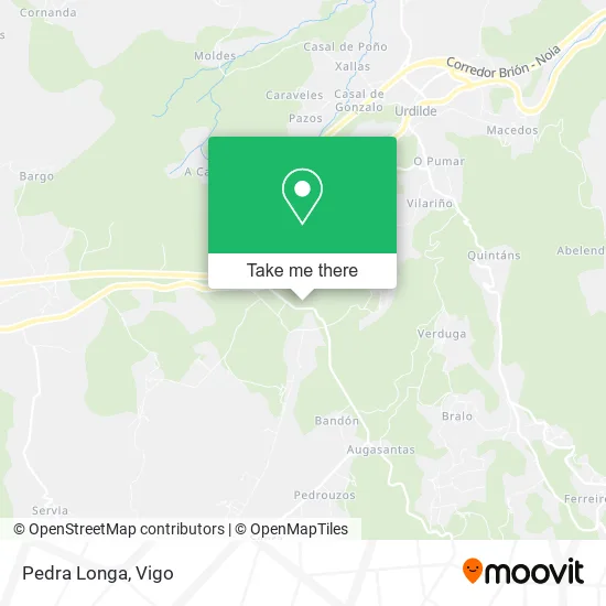 Pedra Longa map