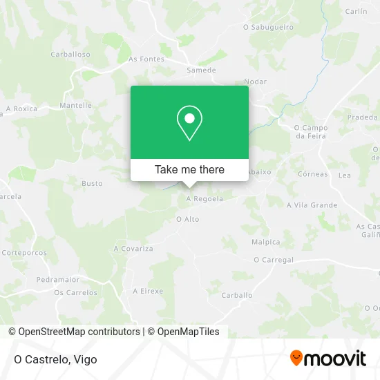 O Castrelo map
