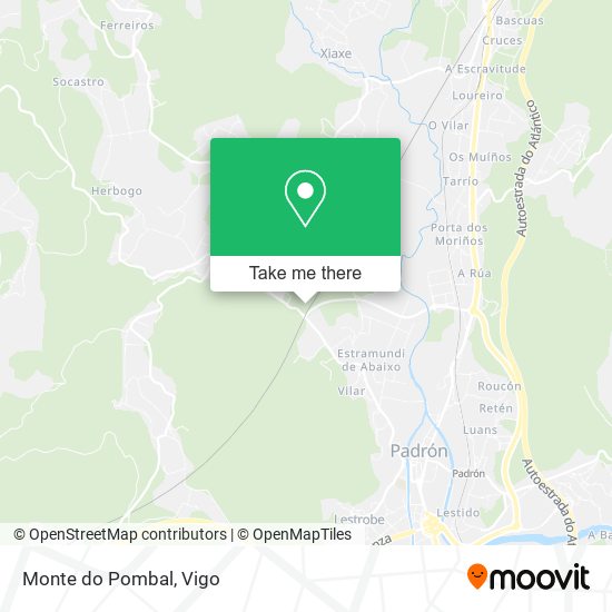 Monte do Pombal map