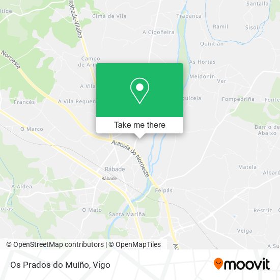 Os Prados do Muíño map