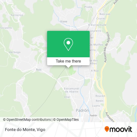 Fonte do Monte map