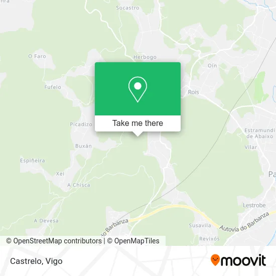 Castrelo map