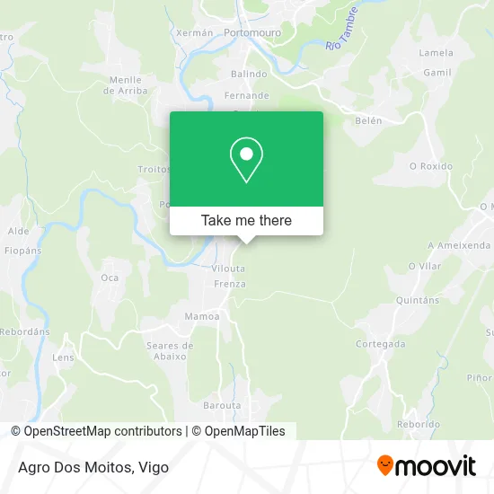 Agro Dos Moitos map