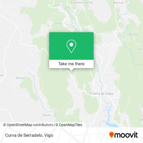 Curva de Serradelo map