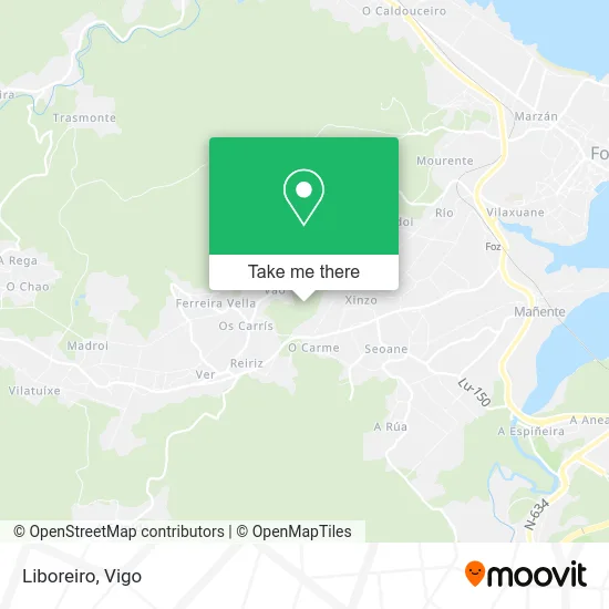 Liboreiro map
