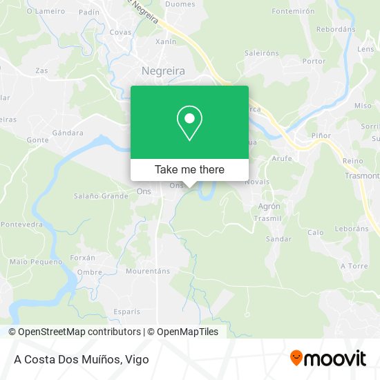 A Costa Dos Muíños map