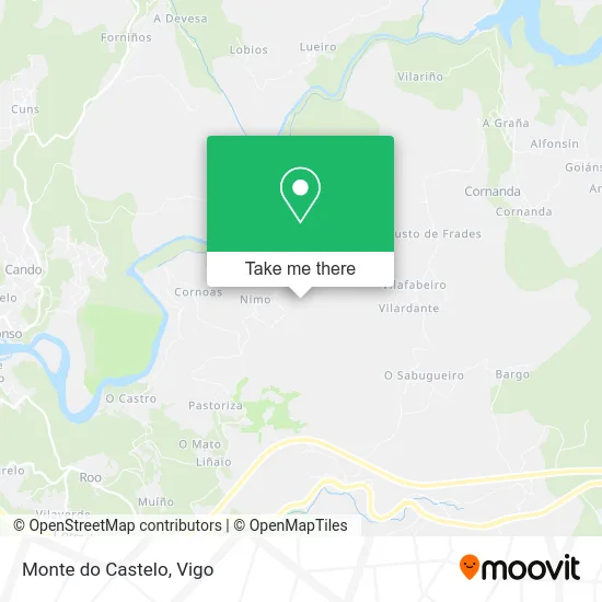 Monte do Castelo map