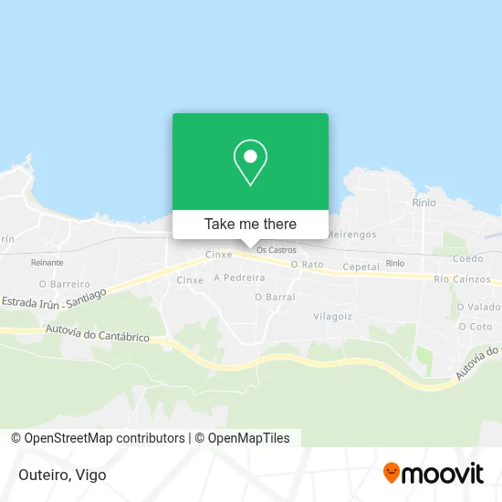 Outeiro map