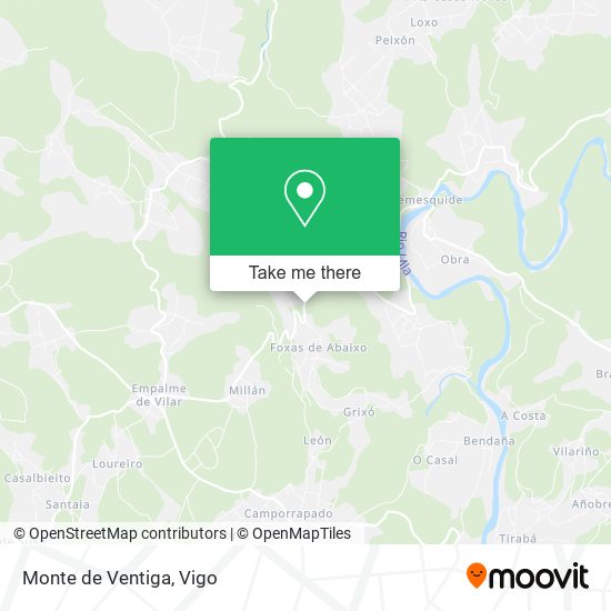 Monte de Ventiga map