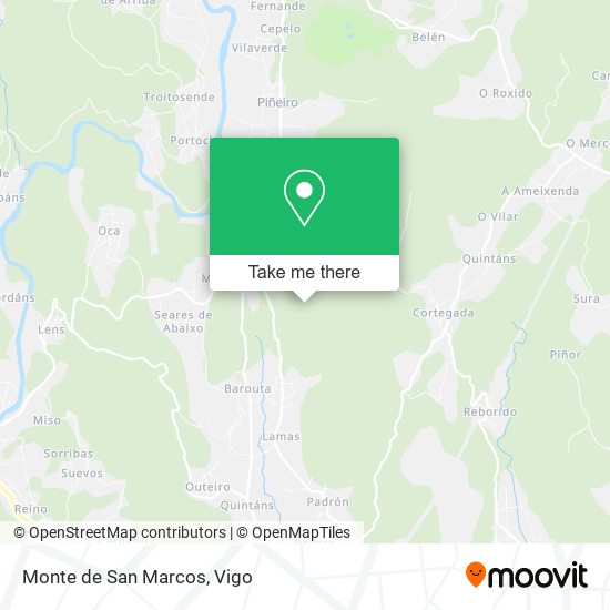 Monte de San Marcos map