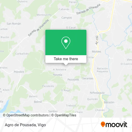 Agro de Pousada map