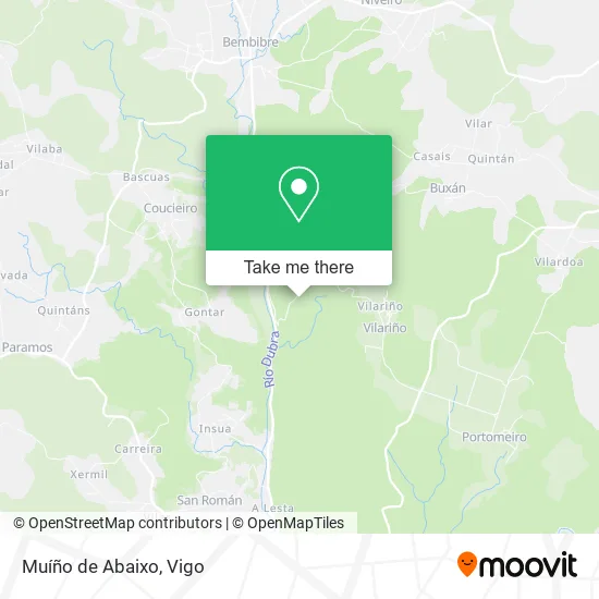 Muíño de Abaixo map