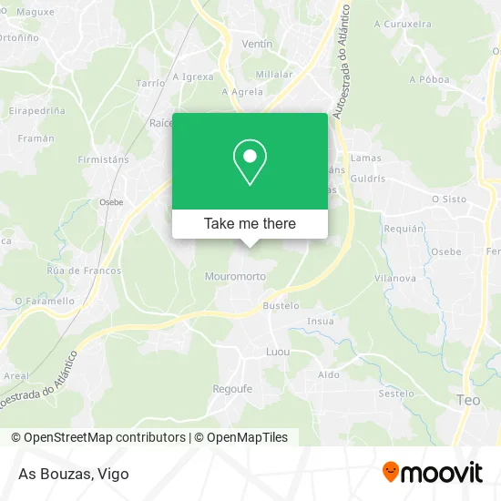 As Bouzas map