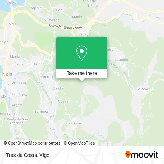 Tras da Costa map