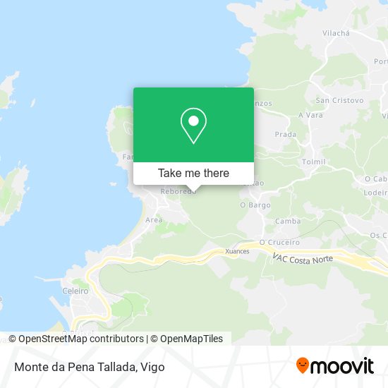 Monte da Pena Tallada map