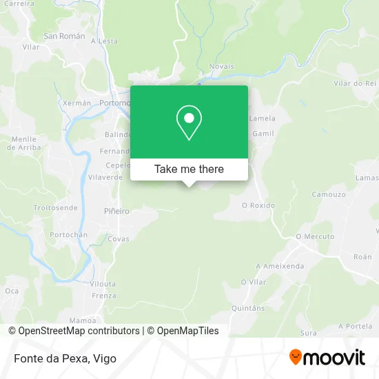 Fonte da Pexa map