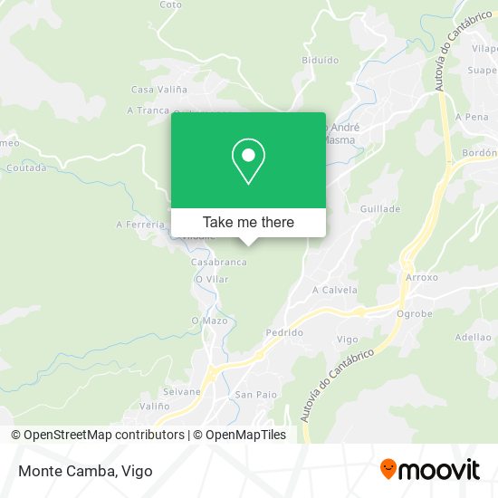 Monte Camba map