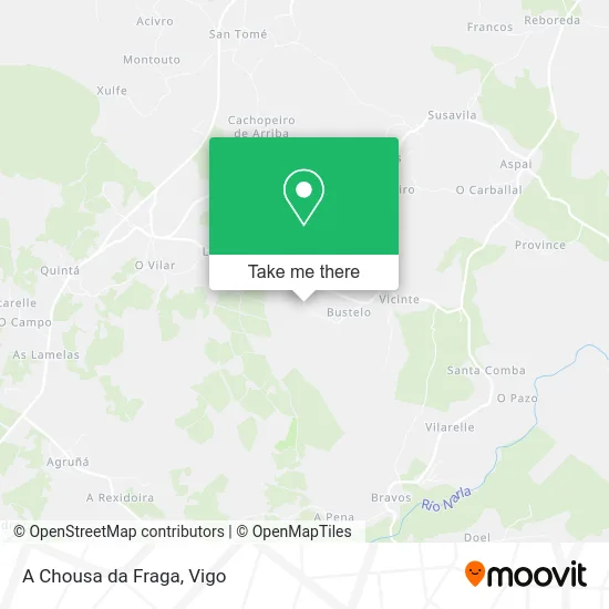 A Chousa da Fraga map