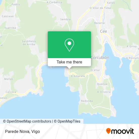 Parede Nova map