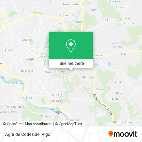 Agra de Codeside map