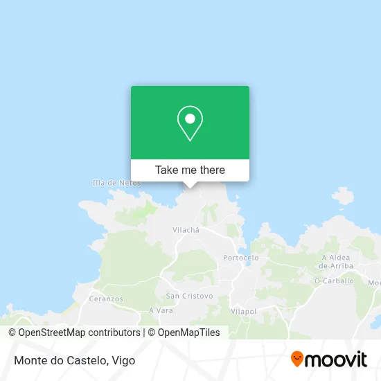 Monte do Castelo map