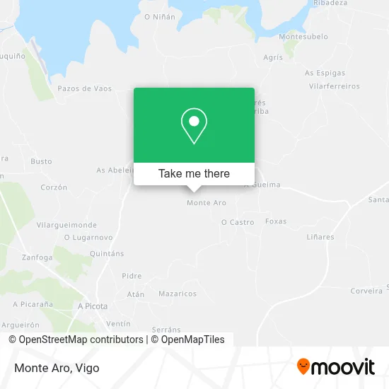 Monte Aro map