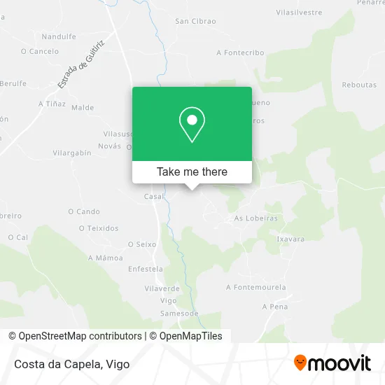 Costa da Capela map