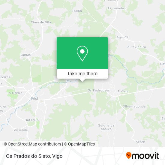 Os Prados do Sisto map