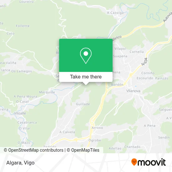 Algara map