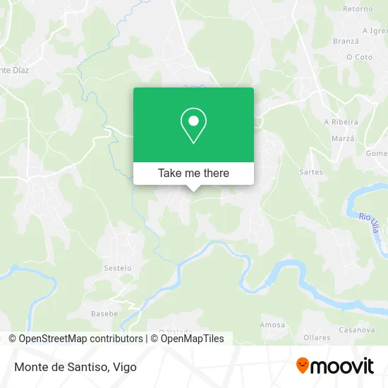 Monte de Santiso map