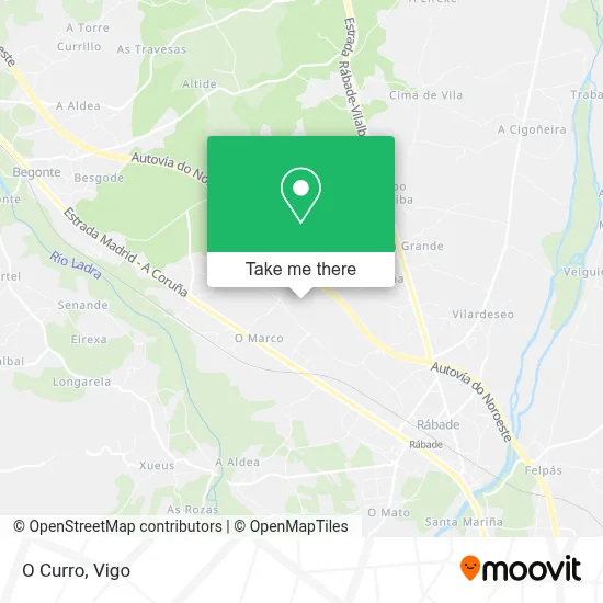 O Curro map