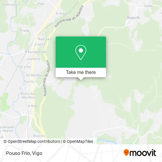 Pouso Frío map