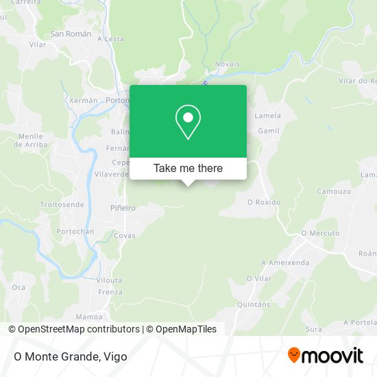 mapa O Monte Grande