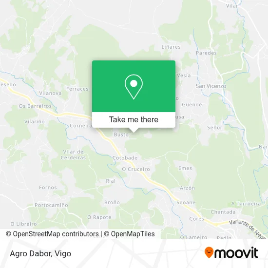 Agro Dabor map