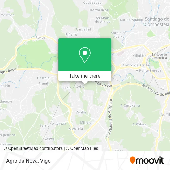 Agro da Nova map