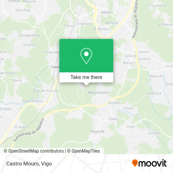 Castro Mouro map