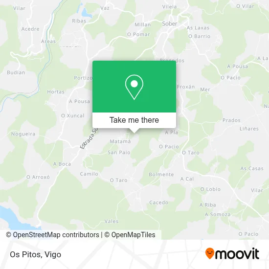 Os Pitos map