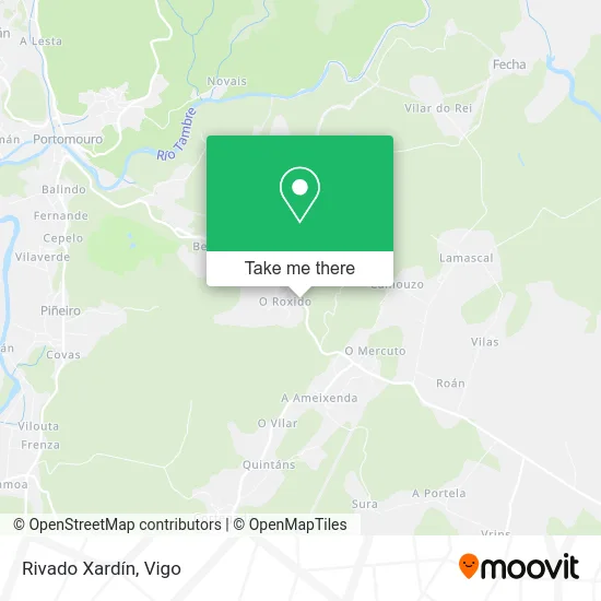 Rivado Xardín map