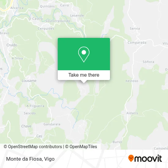 Monte da Fiosa map