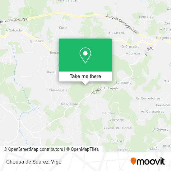 Chousa de Suarez map