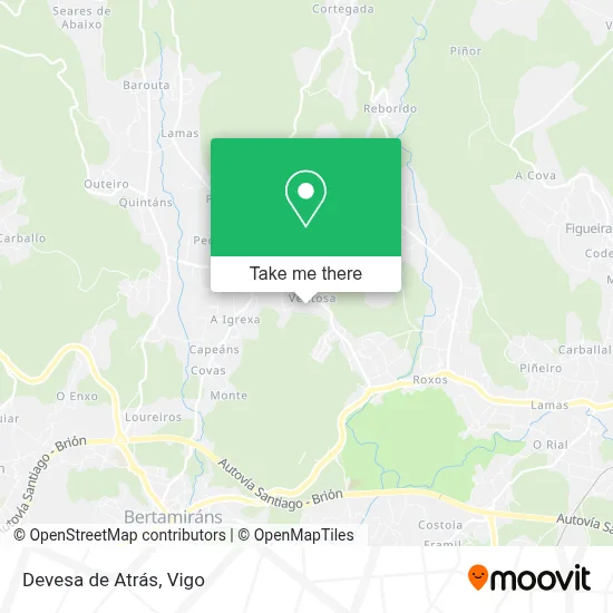 Devesa de Atrás map