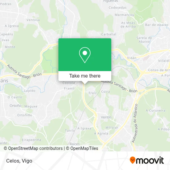 Celos map