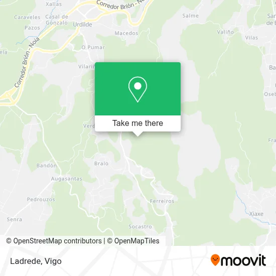 Ladrede map