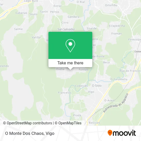 O Monte Dos Chaos map