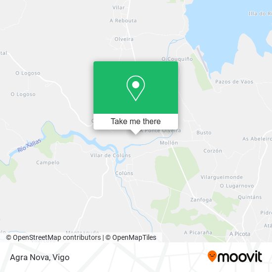 Agra Nova map