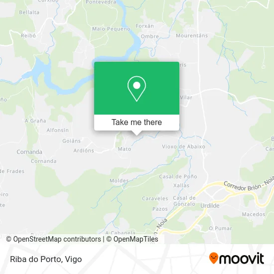 Riba do Porto map