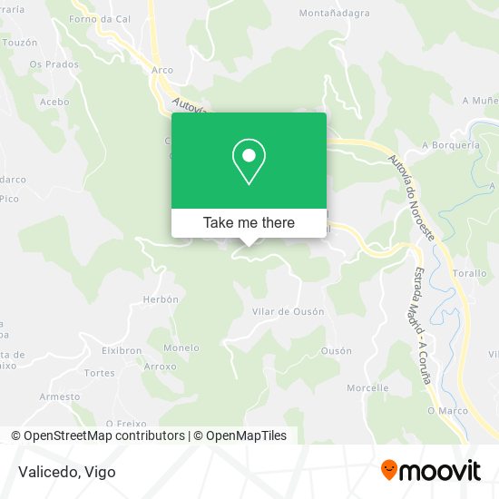 Valicedo map