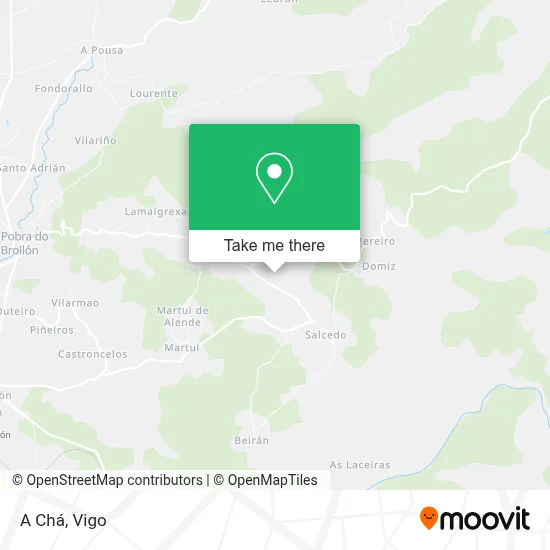 A Chá map