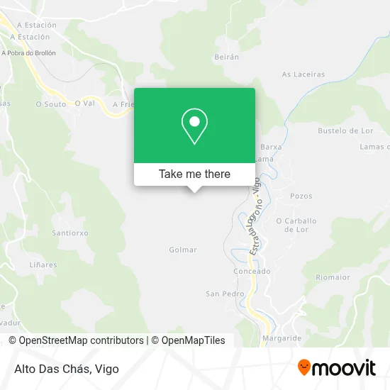 Alto Das Chás map