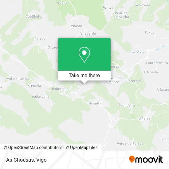 mapa As Chousas
